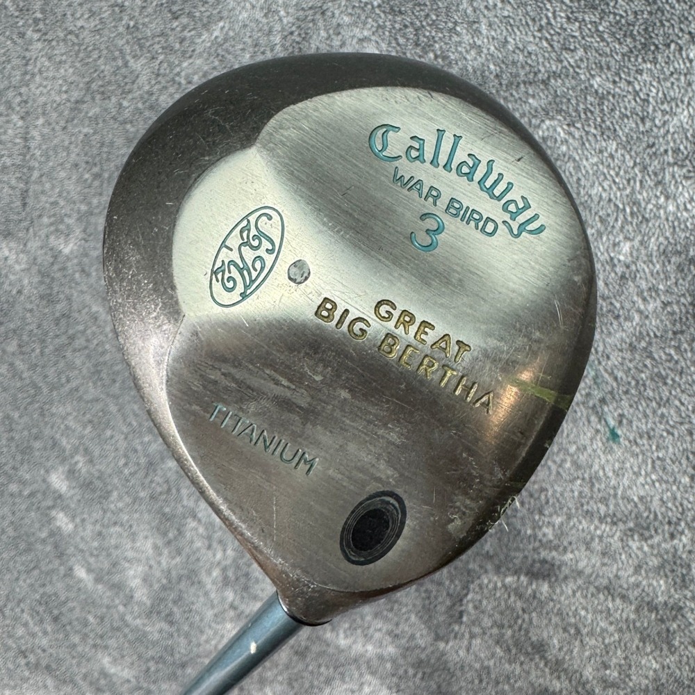 Callaway Great Big Bertha War Bird 3 Wood Titanium Gems Graphite Right Hand